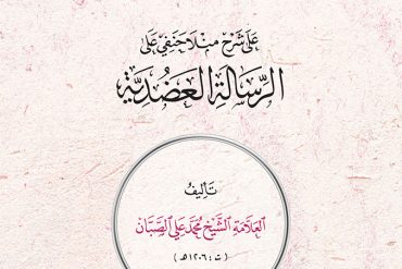 حاشية الصبان على شرح منلا حنفي على الرسالة العضدية
